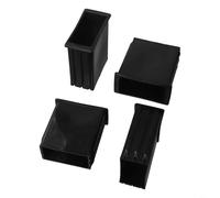 4 High Performance Plastic Square Sleeves for Gym Accessories, Made with Durability in Mind (50x100 to 40x80)