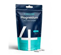 4 HIM & HER Magnesium Glycinate 4-in-1 Complex 250mg - with Magnesium Bisglycinate, Citrate & Malate + Vitamin B6-90 Vegan Capsules - UK