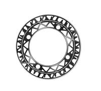 4 Hole Aluminum Alloys Crankset Hollow Plate Replacement Bicycles Single Disc Crank & Chainwheel Single Disc