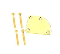 4 Hole Guitar Neck Plate With Screws Joint Back Mounting Replacement Metal Guitar Plates Plate