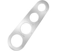 4-Hole Stainless Steel Spaghetti Measure Tool - Pasta Portion Control Ruler - Spaghetti Noodle Measuring Gadget - Kitchen Cooking Tool for Beginners & Professional Chefs