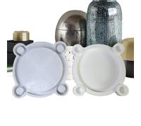 4 Holes Candle Holder Silicone Mold - Epoxy Resin Casting Mold for DIY Candle Holder, Arts Crafts Decorations for Home Wedding Party Gift Making for Crafts Hobby Candles Making