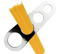 4-Holes Stainless Steel Spaghetti Measurer, Pasta Measure, Cook Kitchen Cake Ruler Spaghetti Noodle Measure Portion Control