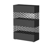 4 Hooks Umbrella Stand, Black