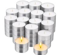 4 Hour Tea Light Candles 50 Pack Long-Burning Unscented Tealights for Home, Festivals, Weddings & Parties Celebrations, 4hr Tea Lights Candle Sets - ANGIX
