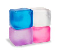 4 Ice Cube Gel Fidget Stress Toy - Soft Squishy, Anxiety Relief, For Kids & Adults, ADHD, Austism Sensory Toy