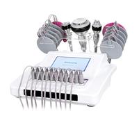 4-in-1 40K Cavitation Microcurrent Electrode Stimulation Body Slimming Machine EMS Muscle Stimulator Massage RF Body Contouring Cellulite Treatment Skin Tightening Wrinkle Removal