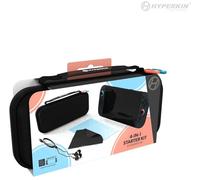 4-in-1 Accessories Kit for Nintendo Switch 2 Protective EVA Carrying Case, Tempered Glass Screen Protector, Wired Earbuds, Microfiber Cleaning Cloth Starter Bundle for Switch 2 Console and Accessories