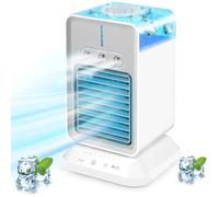 4 In 1 Air Conditioner, 3 Wind Speeds,3 Spray Modes Airconditioners for Home 2/4 H Timer,120° Oscillating Personal Cooler Air Conditioner for Home,Small Office