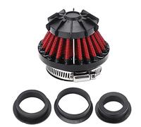 4 in 1 Air Filter 35mm 42mm 48mm 50mm Inner Diameter Air Intake Cleaner for Pit Bike Mini Bike Sport Utility Vehicle for GY6 Engine for TTR for SSR (Red)