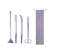 4 in 1 Aquarium Tools Aquascaping Tools Aquarium Scissors Aquarium Scraper Aquarium Tweezers for Fish Starter Kits & Aquarium Plants