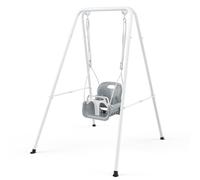 4-in-1 Baby Swing Stand， Foldable Metal Frame for Indoor and Outdoor Use ，Easy to Assemble and Store Outdoors For ages 6 to 18 months (Does not include the swing seat)