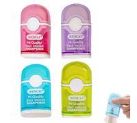 4-in-1 Candy Color Rubber and Sharpener with Pencil Container, Great for Students and Office Use