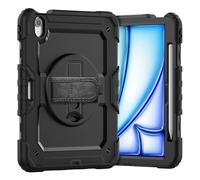 4 in 1 Case for Apple iPad Air 11 2024 M2 11 inch External Cover Protection + Stand + Carrying Strap