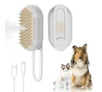 4 in 1 Cat Steam Brush, 2025 New Comb for Cats Dogs, Pet Steam Groomer Brush,Anti-Static Cat Spray Brushes, Massage, Cleaning,