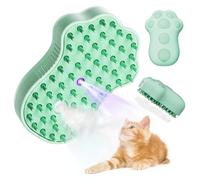 4-in-1 Cat Steam Brush with UV Sanitizing Light - Self-Cleaning Pet Grooming Brush for Dandruff, Shedding & Massage | Gentle on Cats, Dogs & Small Pets
