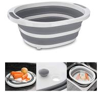 4 in 1 Collapsible Vegetable Fruit Strainers Wash Basin Bucket Basket
