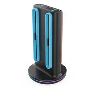 4 in 1 controller simultaneously fast charging dock fashion aesthetic and stable performance ABS construction SW2 high efficiency charging