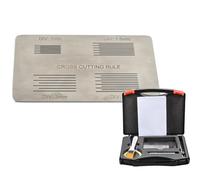 4 In 1 Cross Cutting Rule, Hundred Grid Adhesion Tester, Cross-hatch Plate, Cutting Space: 1mm,1.5mm, 2mm, 3mm, for Paint Coating, with Packaging Box