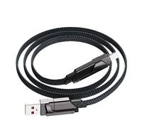 4-in-1 Data Cable Metal Head PD Fast Charging Dual USB Type-C to 6A Dual-Use Sync