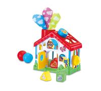 4-in-1 Discovery House, Early Learning Toy for Preschoolers and Toddlers, Colours, Shapes, Sensory Exploration, Fine Motor Skills, For Ages 6, 12, 18
