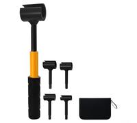 4-in-1 Door Hinge Adjustment Tool, Adjustable Hinge Gap Wrench Set for Multi-Size Door Alignment, Heavy-Duty Painted Steel Construction, Compact