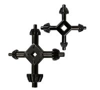 4-in-1 Drill Chuck Key Set, 8 Sizes Universal Chuck Wrench for 3/8", 1/2", 3/4", 1" Bits, Compatible with DeWalt, Bosch, Makita Drills, Impact Drivers & DIY Tools