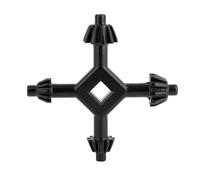 4 in 1 Drill Chuck Key Wrench, 4 Sizes Multifunctional Universal Chuck Key Hand Drilling Tool for Drill Press Power Tool Chucks Replacement