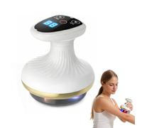 4-in-1 Electric Cupping Massager with Heat Therapy,9-Level Hot Compress, 9-Level Suction Therapy, Full Body Massage, Rechargeable & Cordless, Scraping Machine for Blood Circulation, Deep Massage