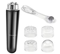 4 in 1 Electric Face Massager - Mini Acupressure Massager, Electric Eye Massager and Temple Massage Stick, Pain Relief Muscles, Mini Facial Roller for Skin Tightening and Dark Circle Depuffing Suitabl