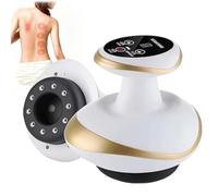 4-in-1 Electric Gua Sha Massager, 9 Level Rechargeable Suction Device with Heat, Handheld Vacuum Cupping Massage Tool for Home Use, Full Body Muscle Relaxation Firming Massage Gift