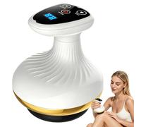 4-in-1 Electric Gua Sha Massager, Lymphatic Drainage Massager with 9-Level Suction & Heat Therapy, Body Sculpting Anti Cellulite Massager, Electric Handheld Massagers for Leg Back Waist Arms