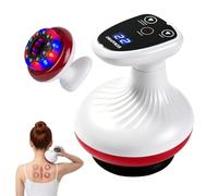 4-in-1 Electric GuaSha Massager - 6 Levels Anti Cellulite Device, Electric Cupping Device with Heat Function, Wireless Design Vacuum Massager, Cupping Massager for Better Blood Circulation