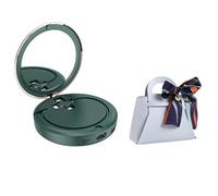 4 IN 1 Electric Hand Warmers Rechargeable For Women+Make Up Mirror Travel+Portable Charger Power bank+Light up Handbag Mirror Women Gift for Her Self love (Blue)