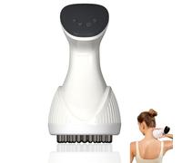 4 in 1 Electric Massager for Legs, Feet and Body, Heating, Vibration, Deep Muscle Relief, Wireless and Portable (White)