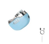 4 in 1 Electric Nail Clipper with Nail dust Collection Box and LED Illumination. Intelligent Nail Trimmer Suitable for The Elderly, Infants, Thick Nails, and Those with impaired Vision. (Sky Blue)