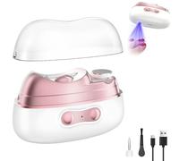 4 in 1 Electric Nail Clippers for Toenails Fingernail,Electric Nail Trimmer and Polisher with Trimming/Grinding/Polishing/Gel Nail Light, Rechargeable Automatic Nail Clipper with Nail Clip Storage.