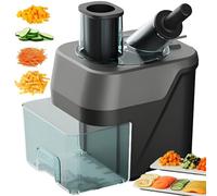 4 in 1 Electric Vegetable Dicer Slicer Shredder, 110w Multifunctional Vegetable Chopper, Automatic Veggie & Fruit Cutter Machine for Commercial & Home Use, With 4 Blades