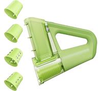 4-in-1 Electric Vegetable Slicer, Electric Grater with 4 Type Blades Stainless Steela, Handheld Cordless Salad Shooter, Control Rotary, for Food Proces, Upgraded Safety