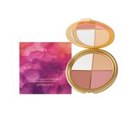 4-in-1 Eye Cheek Palette, Baked Powder for Contour kit, Multitasking Blush, Highlighter Eyeshadow, Natural Glow Makeup Kit for Women, Silky Smooth Finish, Natural Glow Contour Powder (1PCS)