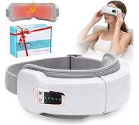 4-in-1 Eye Massager with Heat & Music, Bluetooth Sleep Mask with 5 Modes, Air Pressure Compression & Vibration Massage, Heated Eye Mask Eyes Care Relaxing Gifts for Women Men Mother's Day
