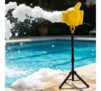 4-In-1 Foam Machine, Handheld Battle Mode Foam Cannon With Extended Nozzle & Foam Net & Telescopic Tripod For Backyard Pool Party Birthday Summer Camp