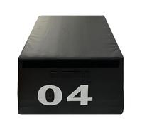 4-in-1 Foam Plyo Box, Home Stackable Plyo Box For Adults, Non-slip Shockproof Jump Box For Gym Plyometrics(Size:90x55x50cm)