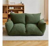 4-in-1 Foldable Futon Sofa Bed Queen - Convertible Couch with Armrests Comfortable Folding Chair Bed Ideal for Living Room & Bedroom Space-Saving Sleeper Mattress