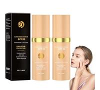 4 in 1 Foundation Liquid, Colour Changing Foundation, Moisturizing Anti-Aging Sunscreen Serum SPF 50, Full Coverage Liquid Foundation For Mature Skin, Uniform Skin Tone, 24H Wear (2PC)