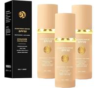 4 In 1 Foundation Liquid, SPF 50 Sunscreen Serum, Moisturizing & Anti-Aging, Concealer Even Skin Tone, 12H Long Lasting Colour Match for Face for Gym Sports Dance Outdoor 30g (3PC)