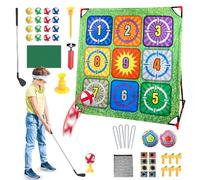4 in 1 Golf Match Game - Detachable Club Included | Outdoor Educational Toy for Team Building, Indoor Lounge, Backyard Fun | Skill Development Activity