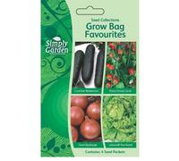 4 In 1 Grow Bag Favourites Seeds - Vegetable - Compact Growth - High Yield - Annual