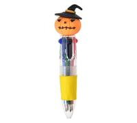 4 in 1 Halloween Smooth Retractable Writing Stationery Multi Coloured Pen | Multi-Ink Retractable Pens Holiday Teen Adults Home Office School Class Work Study