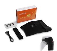 4-in-1 Hip Therapy Belt, Cordless Hip Heating Pad with 660nm Red Light & 3 Temp & 3 Vibration Modes, Adjustable Comfortable Supports, Heated Hips Support Brace for Women, Men